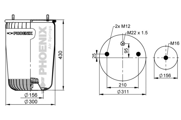 Phoenix Veerbalg 1 DK 32 K