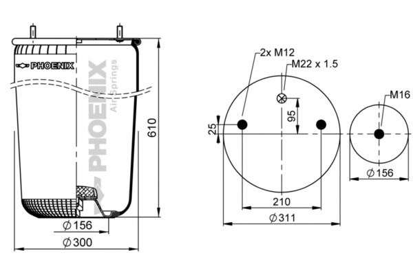 Phoenix Veerbalg 1 DK 32 L