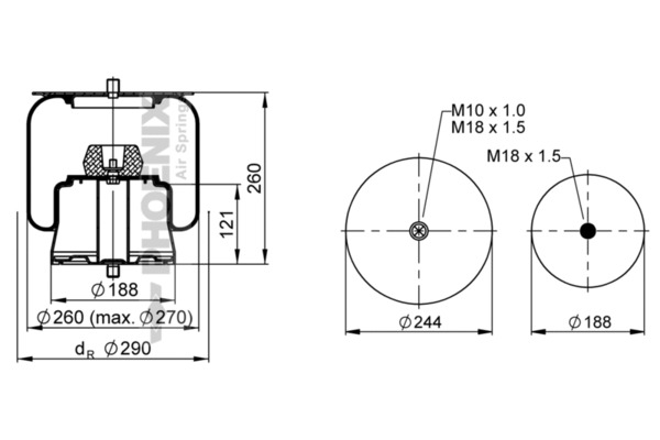 Phoenix Veerbalg 1 E 16-1