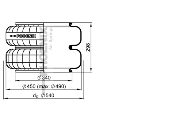 Phoenix Veerbalg 2 B 49 R-B