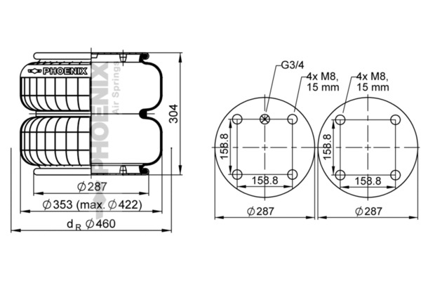 Phoenix Veerbalg SP 2 B 34 R-B