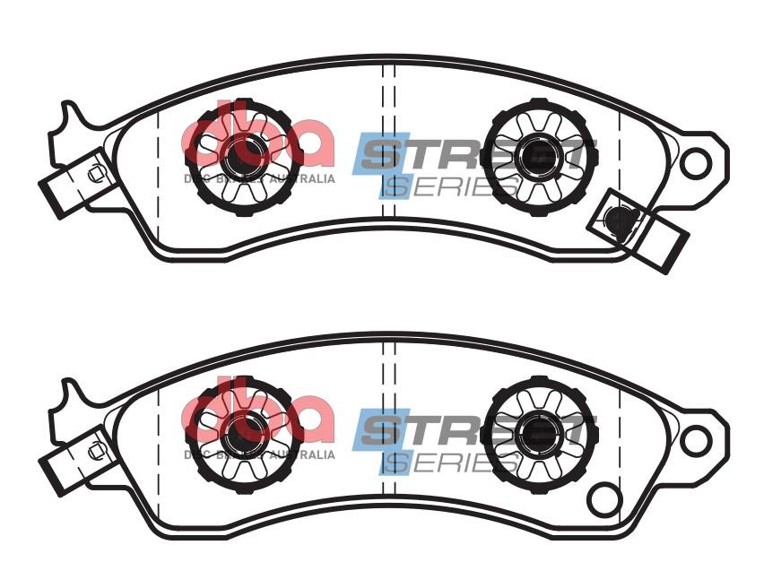 Remblokset Dba Australia DB1353SS