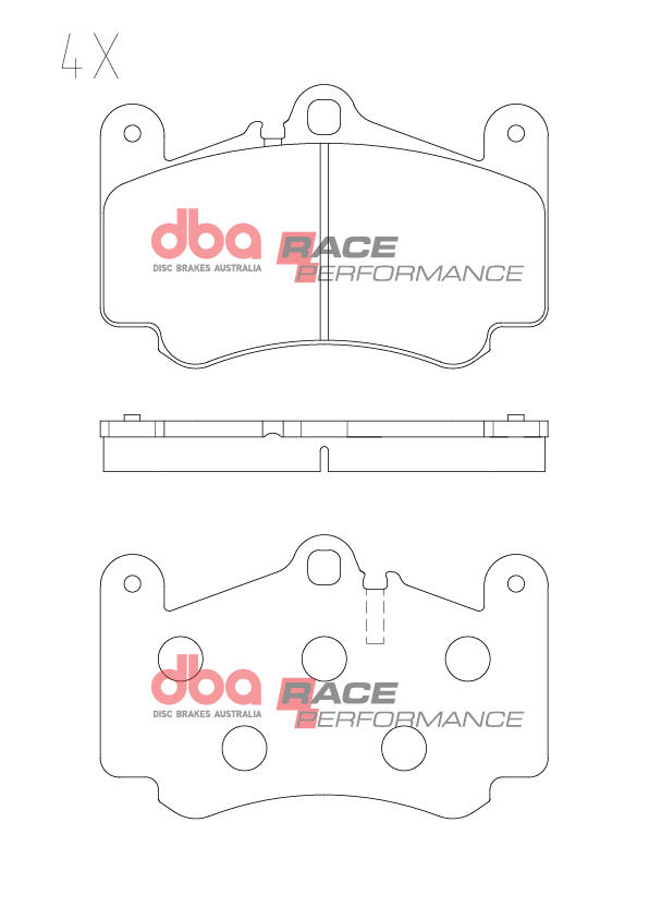 Remblokkenset, schijfrem Dba Australia DB1400RP