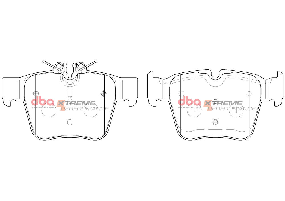 Remblokkenset, schijfrem Dba Australia DB15063XP