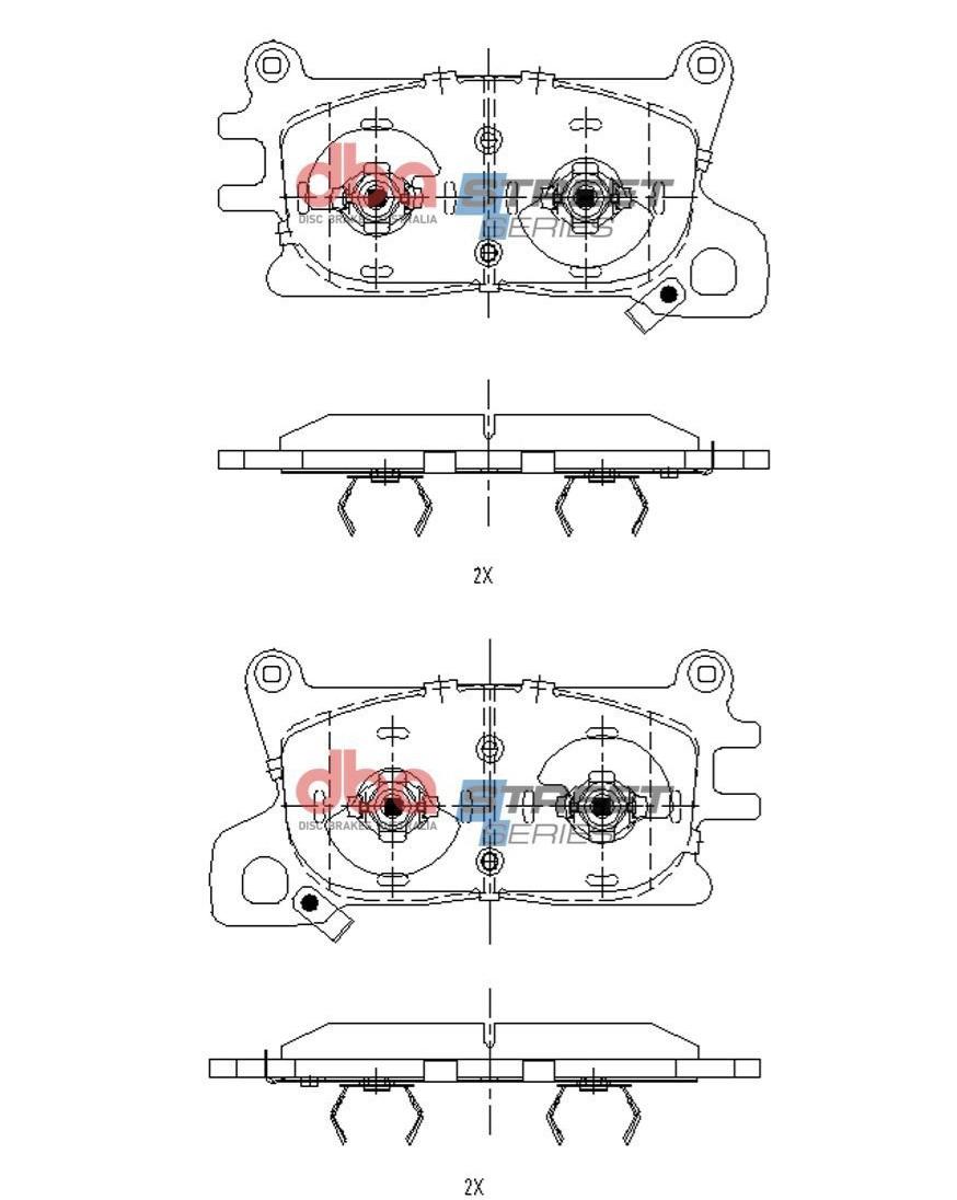 Remblokset Dba Australia DB15141SS