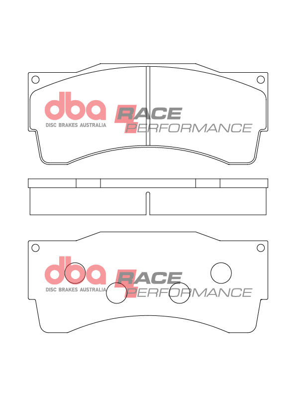 Remblokkenset, schijfrem Dba Australia DB15327RP