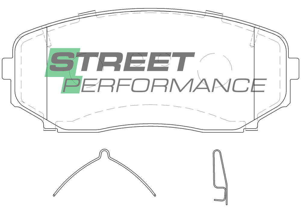 Remblokkenset, schijfrem Dba Australia DB1916ASP