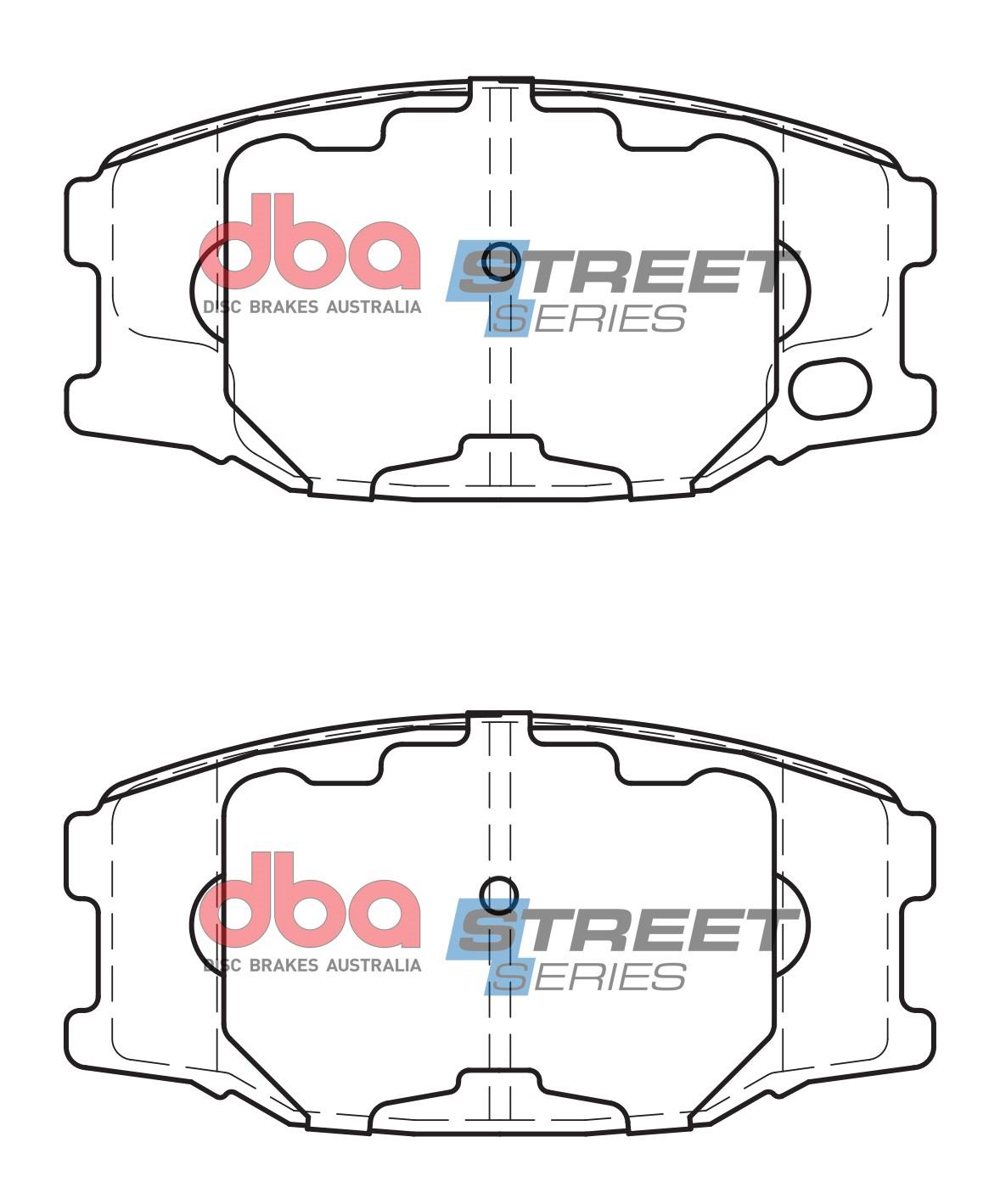 Remblokkenset, schijfrem Dba Australia DB2435SS