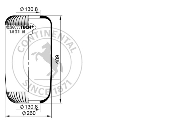 Contitech Air Spring Veerbalg 1421 N