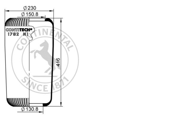 Contitech Air Spring Veerbalg 1782 N1