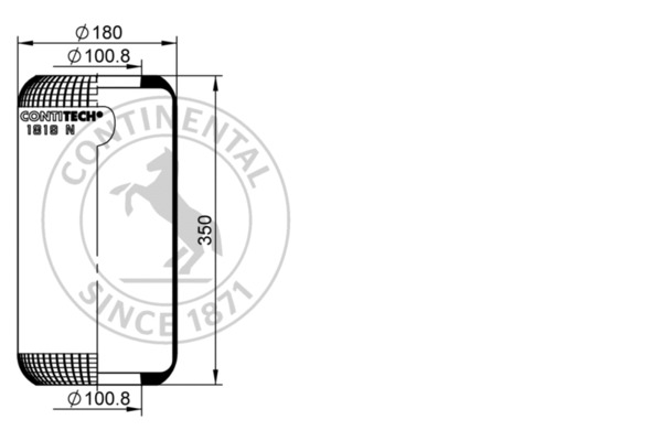 Contitech Air Spring Veerbalg 1819 N