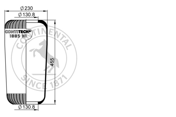 Contitech Air Spring Veerbalg 1885 N1