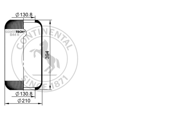 Contitech Air Spring Veerbalg 644 N