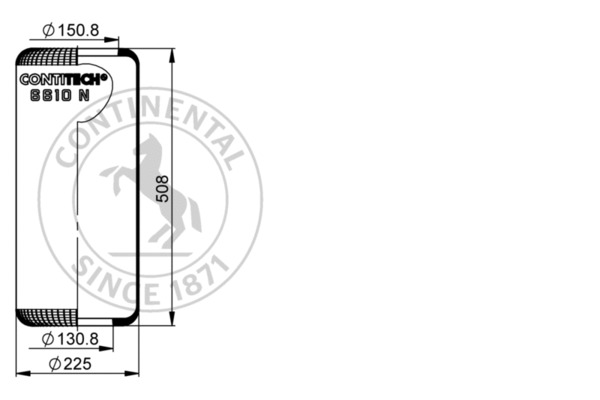 Contitech Air Spring Veerbalg 6610 N