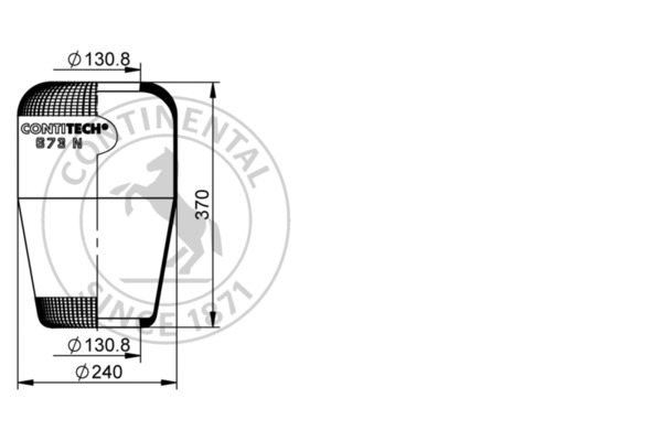 Contitech Air Spring Veerbalg 673 N
