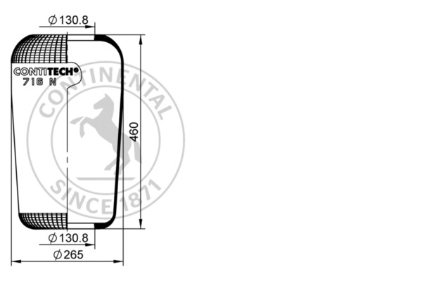 Contitech Air Spring Veerbalg 716 N