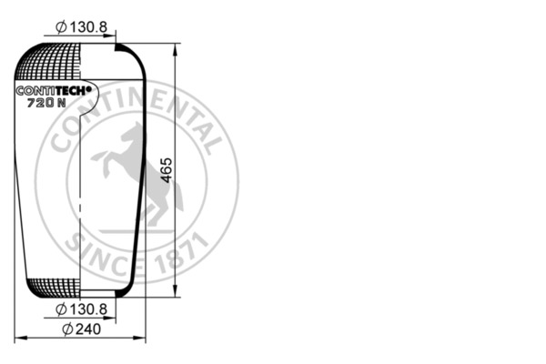 Contitech Air Spring Veerbalg 720 N