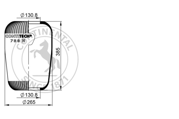 Contitech Air Spring Veerbalg 768 N