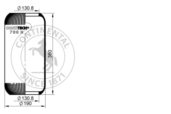 Contitech Air Spring Veerbalg 769 N
