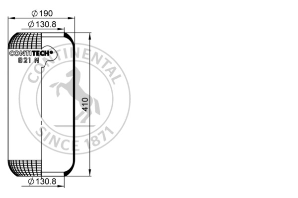Contitech Air Spring Veerbalg 921 N