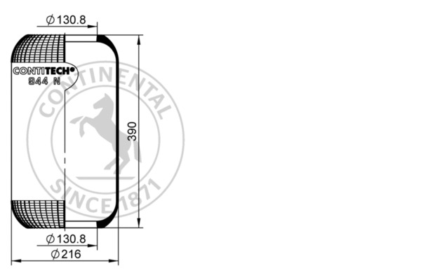 Contitech Air Spring Veerbalg 944 N