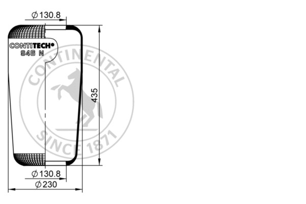 Contitech Air Spring Veerbalg 946 N