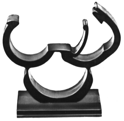 Bevestigingsclip voor sier- en beschermingslijst Restagraf 1246