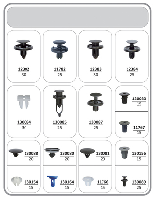 Assortiment, bevestigingsmiddelen Restagraf 70449