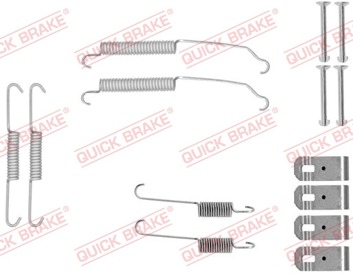 Rem montageset Quick Brake 105-0015