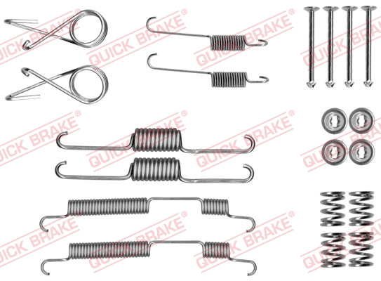 Rem montageset Quick Brake 105-0022