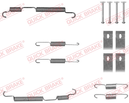 Rem montageset Quick Brake 105-0050