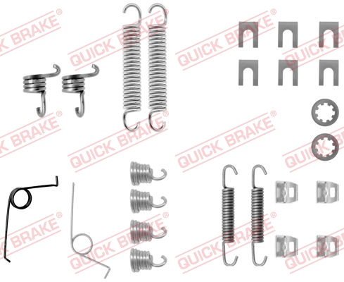 Rem montageset Quick Brake 105-0545