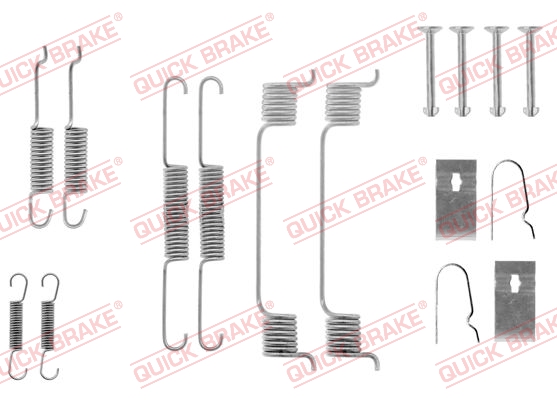 Rem montageset Quick Brake 105-0605