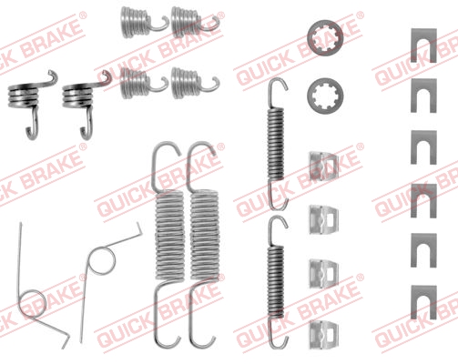 Rem montageset Quick Brake 105-0611