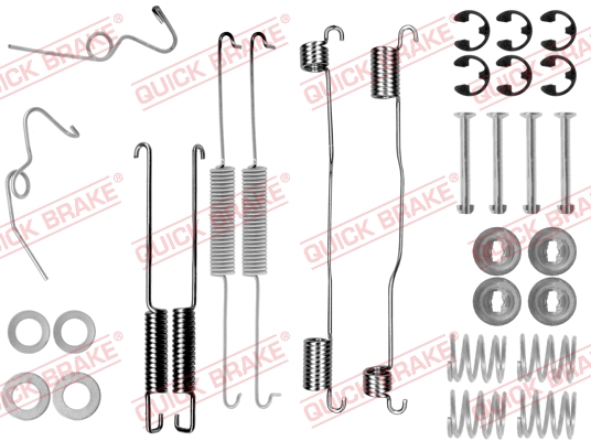 Rem montageset Quick Brake 105-0624