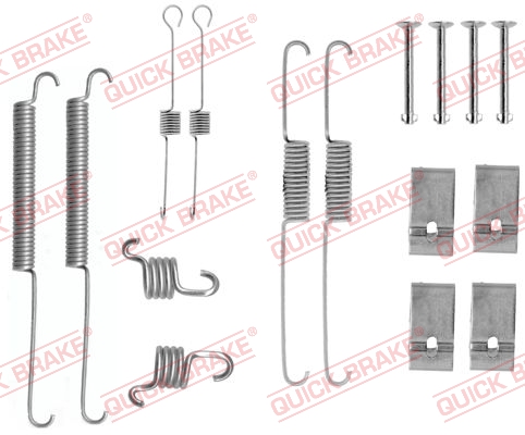 Rem montageset Quick Brake 105-0688