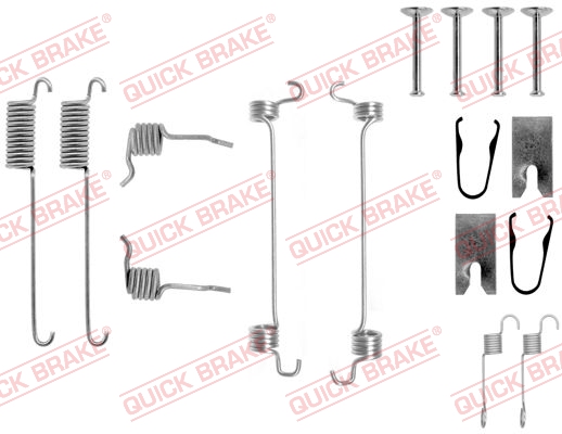 Rem montageset Quick Brake 105-0751