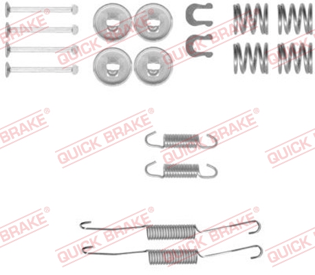 Rem montageset Quick Brake 105-0778