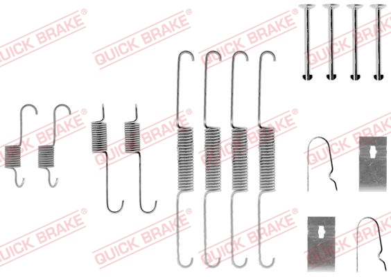 Rem montageset Quick Brake 105-0782