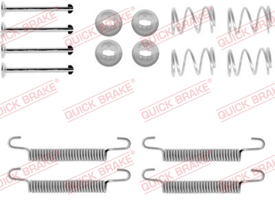 Rem montageset Quick Brake 105-0791