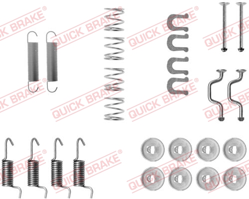 Rem montageset Quick Brake 105-0810