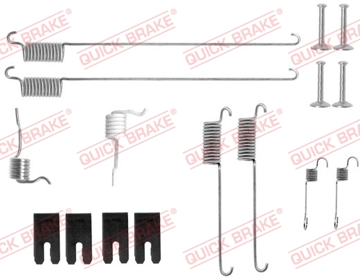 Rem montageset Quick Brake 105-0829