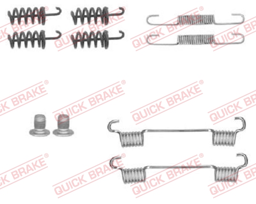 Rem montageset Quick Brake 105-0874