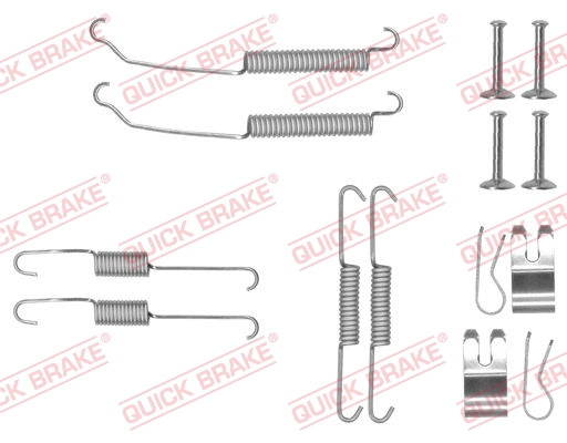 Rem montageset Quick Brake 105-0882