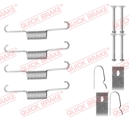 Rem montageset Quick Brake 105-0884