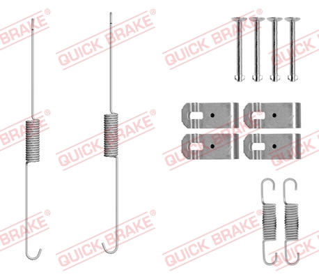 Rem montageset Quick Brake 105-0888