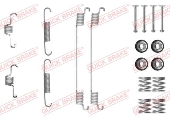 Rem montageset Quick Brake 105-0889