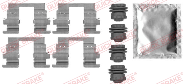 Rem montageset Quick Brake 109-0013