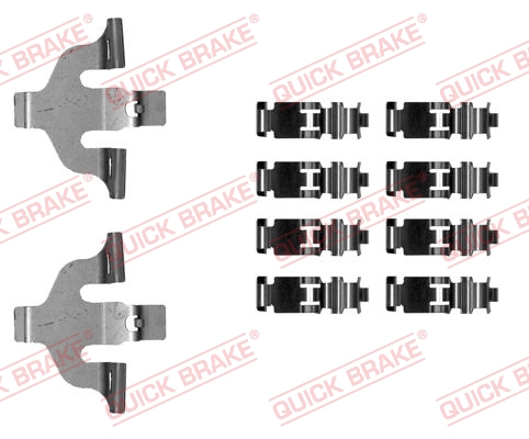 Rem montageset Quick Brake 109-0030