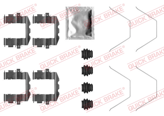 Rem montageset Quick Brake 109-0057